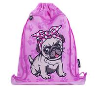 Sac de Sport Enfant de Haute Qualité - Sac a Dos Piscine, Sport, Danse, École et Sorties | Fermeture par cordon de serrage | Pour Garçons et Filles| École Primaire| Poche avant zippée-Grande capacité