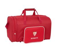 Safta Sac de sport Sevilla FC enfant, 47 x 27 x 26 cm, Rouge, Taille M, Confortable et résistant