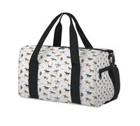 Sac de sport équestre pour enfants, filles, garçons, femmes, hommes, motif cheval, week-end, voyage, sac fourre-tout, sac de sport décontracté