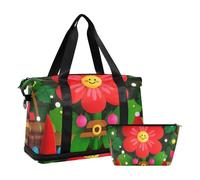 Sac de sport étanche avec sangle réglable Motif Père Noël, Dessin animé mignon Merry Christmas Santa Claus, 1 size