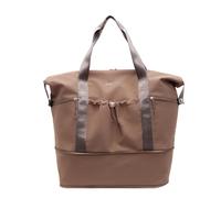Sac de sport extensible sophistiqué en tissu Oxford ergonomique imperméable Séparation humide sec Poignée de transport confortable Sac de sport extensible, kaki, Beauté de masse