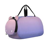 Sac de sport fourre-tout dégradé rose clair ombré pour filles, sac de voyage, week-end, sac de sport pour enfants, sac de sport pour garçons, Rose poudré, bleu roi dégradé 2, Classique
