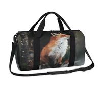 Sac de sport Fox Forêts d'hiver Sac de sport Sac de w nd Sac fourre-tout décontracté Sac fourre-tout Voyage Gym Bagage Sac de sport pour enfants Filles Garçons Femmes Hommes