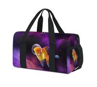Sac de sport Galaxy Gold Fish - Sac de voyage décontracté - Pour enfants, filles, garçons, femmes, hommes