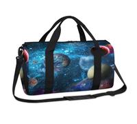 Sac de sport Galaxy Starry Night Planet - Sac de voyage décontracté pour le w nd - Sac fourre-tout de voyage pour enfants filles garçons femmes hommes
