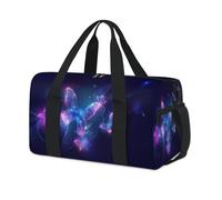 Sac de sport Galaxy Stars Papillons pour enfants, filles, garçons, femmes, hommes, pour la nuit, le week-end, sac de voyage, sac de sport décontracté