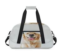 Sac de sport Golden Dog pour femmes, hommes, enfants, filles, garçons, pour la nuit, le week-end, sac de voyage, sac de sport, sac de sport de 24 L, sac fourre-tout d'entraînement, couleur, 24 L,