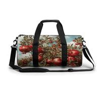 Sac de sport Gorilla on The Ground pour homme et femme avec compartiment à chaussures, Grenadier, 17.7in/9in/9in, Art Déco