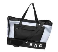 Sac de sport grande capacité Fitness Voyage w nd Bagage résistant à l'eau pendant la nuit pour les vacances de nuit Grande capacité Valise w nd, Bleu avec noir, Taille unique