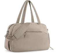 Sac De Sport Handbag Sport Luggage Satchel Large Outdoor Travel Camping Hiking Storage Bag with Shoes Pack Wet and Dry(Brown)