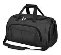 Sac de Sport Homme Sac de Voyage avec Compartiment à Chaussures Grande Capacité Imperméables Weekender Sac Gym Fitness Sac Bandoulière pour Hommes Femmes Sac à Main 40L Noir