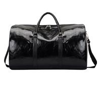 Sac de Sport Homme Sac De Week-End pour Hommes, Sac De Voyage en Cuir PU, Sac De Nuit Étanche, Sac À Main Musculation, Outdoor, Workout(D)