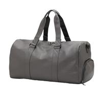 Sac de Sport Homme Sac en Cuir PU De 19 Pouces, Sacs Polochons Imperméables, Sac À Dos pour Hommes Et Femmes Musculation, Outdoor, Workout(A)