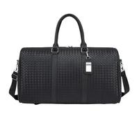 Sac de Sport Homme Sacs De Nuit De Week-End De 18 Pouces pour Hommes, Sac À Main en Cuir PU pour Articles Personnels, Sac Fourre-Tout De Gymnastique Musculation, Outdoor, Workout