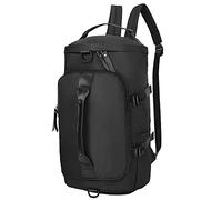 Sac de sport imperméable léger et pliable unisexe pour sport, week-end, voyage, éco, fitness, sac de nuit, sac de duffle pour femme, voyage, pluie, siège arrière, Noir , Taille unique