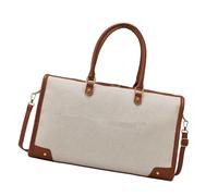 Sac de sport imperméable pour femme - Pliable - Pour voyage, week-end, sport - Cadeau de voyage, marron, Beauté de masse