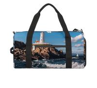 Sac de sport imperméable pour homme et femme, motif voiliers, grand sac de sport pour voyage et entraînement