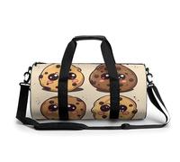 Sac de sport imperméable pour homme et femme - Sac de sport aux pépites de chocolat - Sac de voyage étanche pour le sport et l'entraînement, Cookies aux pépites de chocolat, 17.7in/9in/9in