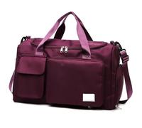 Sac de Sport Imperméable Sac de Voyage Grande capacité for W nd, Sacs Sport Nuit avec Compartiment à Chaussures, et Fitness for Femmes pour Sport Salle Voyage Natation(Red)
