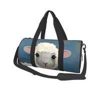 Sac de sport imprimé à rayures avec poche humide et compartiment à chaussures, sac de voyage pour homme et femme, Art des moutons, Taille unique, Sac de voyage