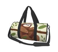 Sac de sport imprimé Cookies Food Chocolate Chip Biscuits Sac de sport avec poche humide et compartiment à chaussures, sac de voyage pour homme et femme, Animaux bruns, Taille unique, Sac de voyage