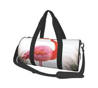 Sac de sport imprimé Cookies Food Chocolate Chip Biscuits Sac de sport avec poche humide et compartiment à chaussures, sac de voyage pour homme et femme, Flamant rose., Taille unique, Sac de voyage