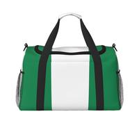 Sac de sport imprimé drapeau du Nigeria, sac de voyage pour les compagnies aériennes, sacs de week-end pour femmes, sac fourre-tout de sport