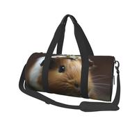 Sac de sport imprimé « I Love Alpacas » avec poche humide et compartiment à chaussures, sac de voyage pour homme et femme, Cobaye, Taille unique, Sac de voyage