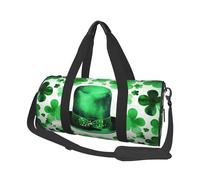 Sac de sport imprimé « I Love Alpacas » avec poche humide et compartiment à chaussures, sac de voyage pour homme et femme, Happy St Patrick's Day, Taille unique, Sac de voyage