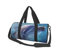 Sac de sport imprimé papillon de nuit avec poche humide et compartiment à chaussures, sac de voyage pour homme et femme, Winter the Dauphin, Taille unique, Sac de voyage