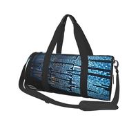 Sac de sport imprimé pastèque rouge avec poche humide et compartiment à chaussures, sac de voyage pour homme et femme, Code de programmation du programmateur, Taille unique, Sac de voyage