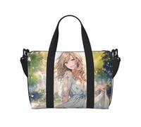 Sac de sport imprimé You are Beautiful2 pour femme, sac de sport pour week-end, sac fourre-tout pour articles personnels, noir, One Size