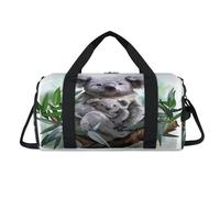 Sac de sport Koala aquarelle avec compartiment à chaussures mignon koala pour la nuit, le w nd, le voyage, la gym, les bagages, organisateur pour femmes, hommes, enfants, filles, garçons