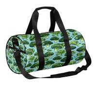 Sac de sport léger à bandoulière pour homme et femme Motif légumes verts (brocoli), Légumes verts, 17.6(L) x 9(W) x 9(H) inch