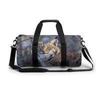 Sac de Sport léger à imprimé Lynx Roux pour Homme et Femme, idéal pour Le Sport, Le Fitness ou Les Voyages.