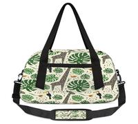 Sac de sport léger en forme de girafe Toucan pour filles et garçons, sac de sport léger pour enfants, petit sac de voyage, sac de danse, Girafe Toucan, 18.5L x 7.8W x 9.4H
