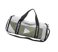 Sac de sport léger et résistant à l'eau avec poche à chaussures pour la nuit, blanc, Beauté de masse