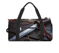 Sac de sport léger japonais avec épée de samouraï pour homme et femme, blanc, taille unique, blanc, Taille unique