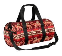 Sac de sport léger pour homme et femme Motif éléphant africain, Éléphant d', 17.6(L) x 9(W) x 9(H) inch
