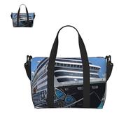 Sac de sport léger pour homme et femme Motif girafe africaine avec compartiment à chaussures, Un grand bateau de croisière, Taille unique, Sac de voyage