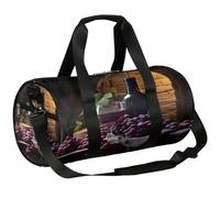 Sac de sport léger pour homme et femme Motif raisins frais, Vin de raisin frais, 17.6(L) x 9(W) x 9(H) inch