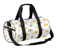 Sac de sport léger pour homme et femme Motif trophées de football, Trophées de football, 17.6(L) x 9(W) x 9(H) inch