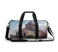 Sac de sport léger pour l'église arménienne - Sac fourre-tout léger pour homme et femme - Blanc - 45 cm/22,9 cm/22,9 cm, blanc, 17.7in/9in/9in
