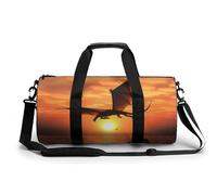 Sac de sport léger Sea Sunset Flying Dragon Sac de sport Sac de sport Sac de sport Sac de sport Sac de sport Sac de sport Sac de voyage Sac de voyage pour homme et femme Blanc 45 cm/22,9 cm/22,9 cm,