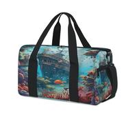 Sac de sport marin marin pour le week-end, sac fourre-tout décontracté, voyage, gym, pour enfants, filles, garçons, femmes, hommes