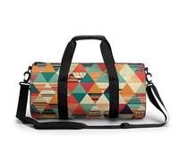 Sac de sport Mauna Kea Summit Sunset avec compartiment pour homme et femme, Couleurs vives et rayures, 17.7in/9in/9in