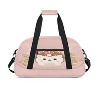 Sac de sport mignon à motif de hérisson pour femmes, hommes, enfants, filles, garçons, pour la nuit, le week-end, le voyage, 24 L, sac de sport, sac de sport, sac de transport, couleur, 24 L,