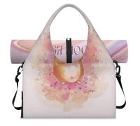 Sac de sport mignon en forme de cochon d'Inde avec compartiment à chaussures Sac fourre-tout pour la gym, le yoga, les voyages, couleur, L, Sac de voyage