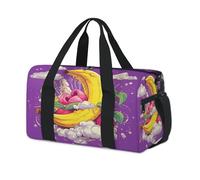 Sac de sport mignon motif fruits bananes fraises pour enfants, filles, garçons, femmes, hommes, week-end, voyage, sac fourre-tout, sac de sport décontracté