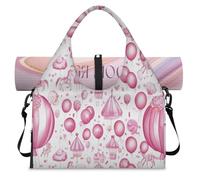 Sac de sport mignon sur le thème du cirque avec compartiment à chaussures, sac fourre-tout pour la gym, le yoga, les voyages, couleur, L, Sac de voyage